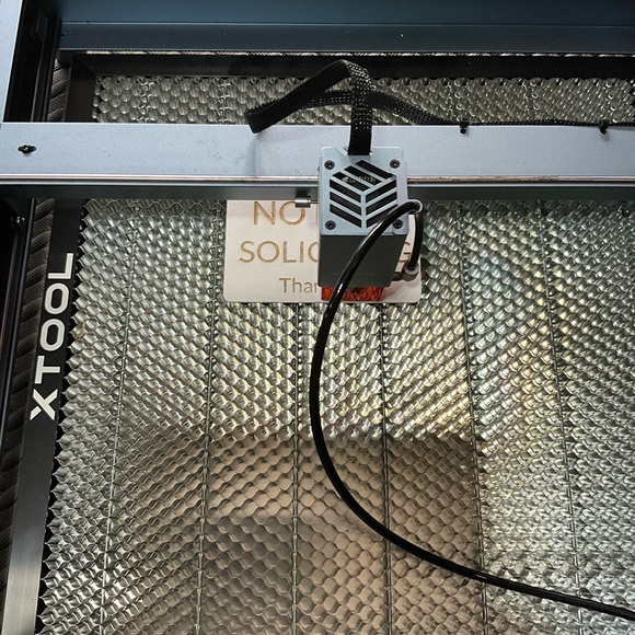 No soliciting sign laser etched engraved - Picture 3 of 3